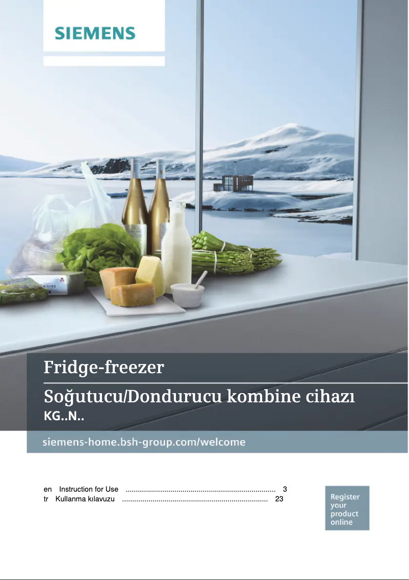 Imagen de la primera página del manual del dispositivo KG76NVIF0N