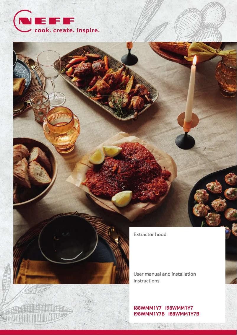 Página 1 del manual Manual de usuario Neff I88WMM1Y7B