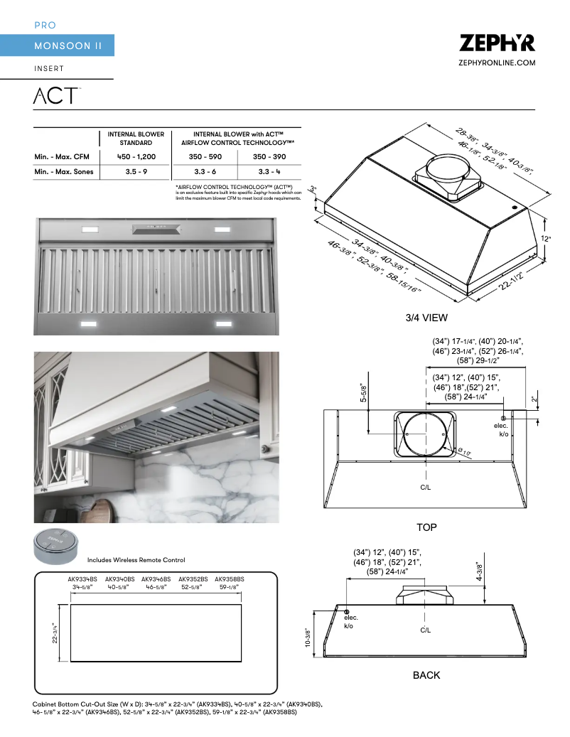 Imagen de la primera página del manual del dispositivo Monsoon II AK9358BS