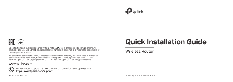 Página nº 1 - Guía de instalación TP-Link Archer AX23
