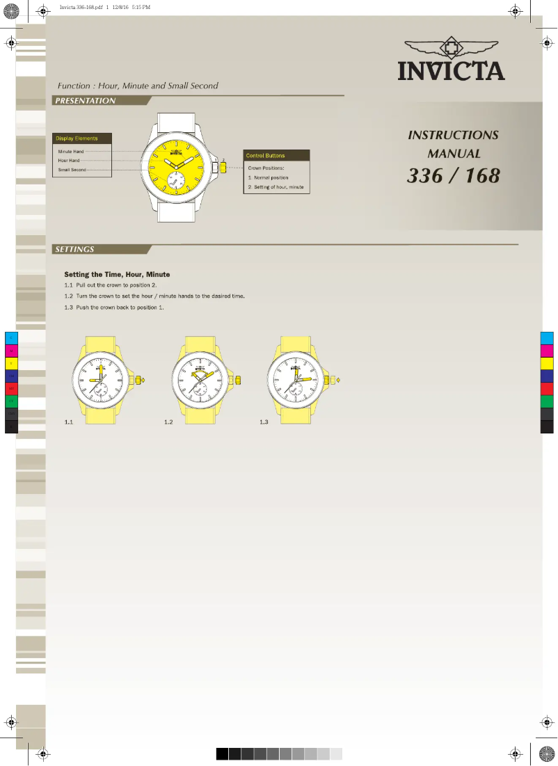 Imagen de la primera página del manual del dispositivo Just For Her 0264