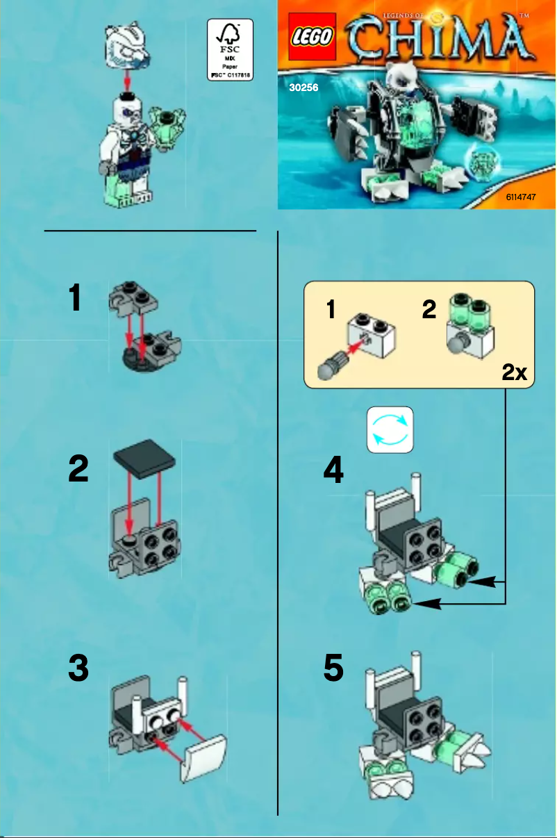 Página 1 del manual Manual de usuario Lego Ice Bear Mech 30256
