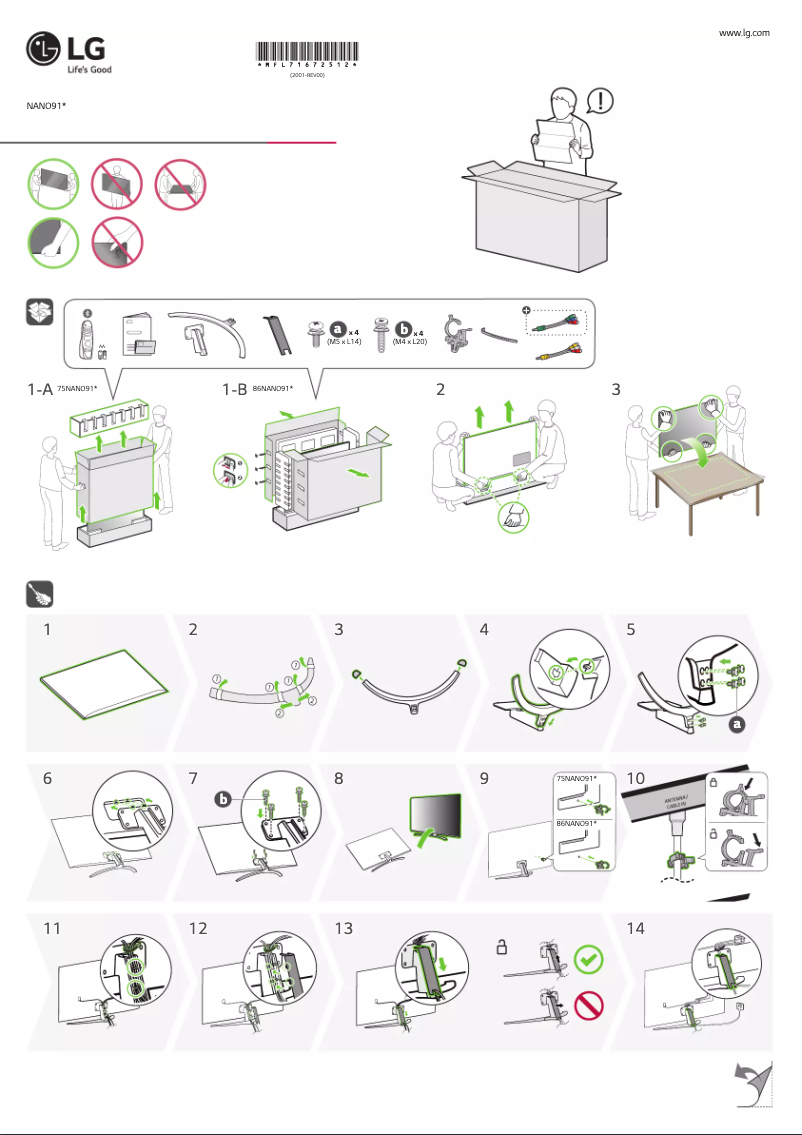 Página 1 del manual Manual de usuario LG NANO91