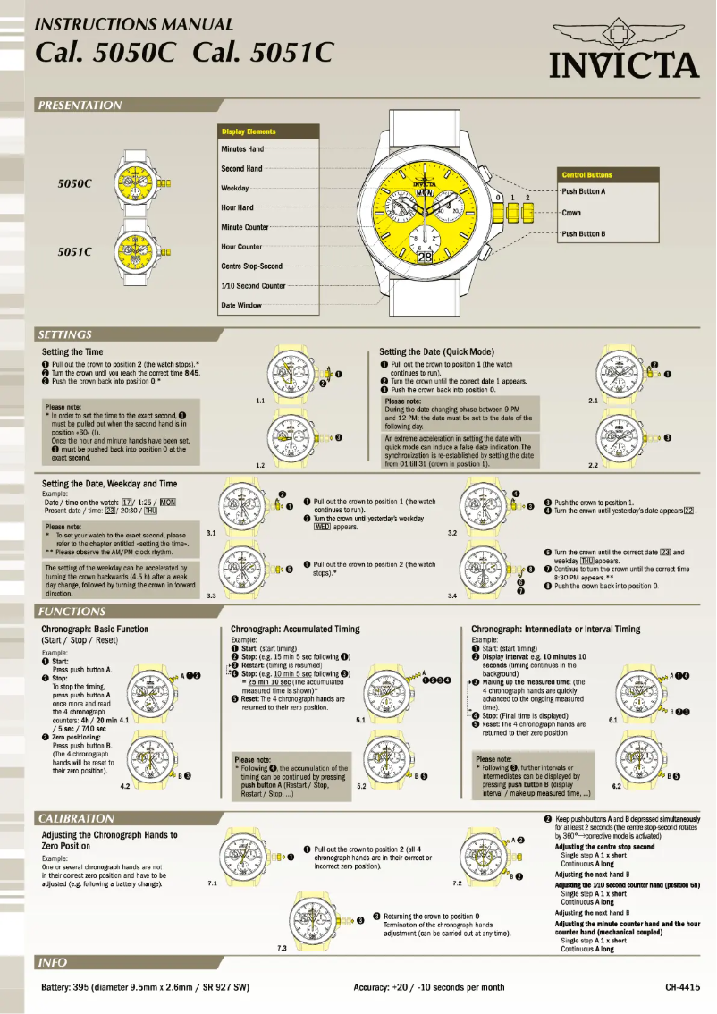 Página 1 del manual Manual de usuario Invicta Akula 31675