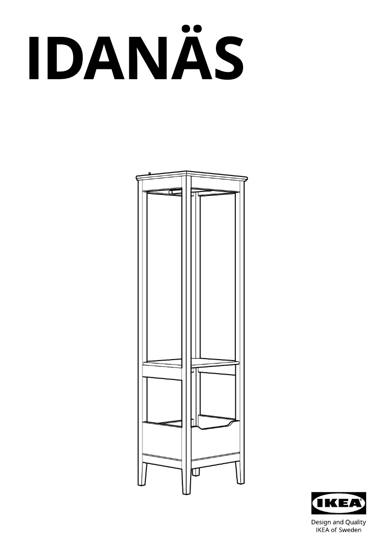 Imagen de la primera página del manual del dispositivo IDANÄS 604.588.40