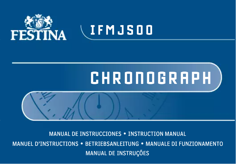 Imagen de la primera página del manual del dispositivo Chronograph F16840