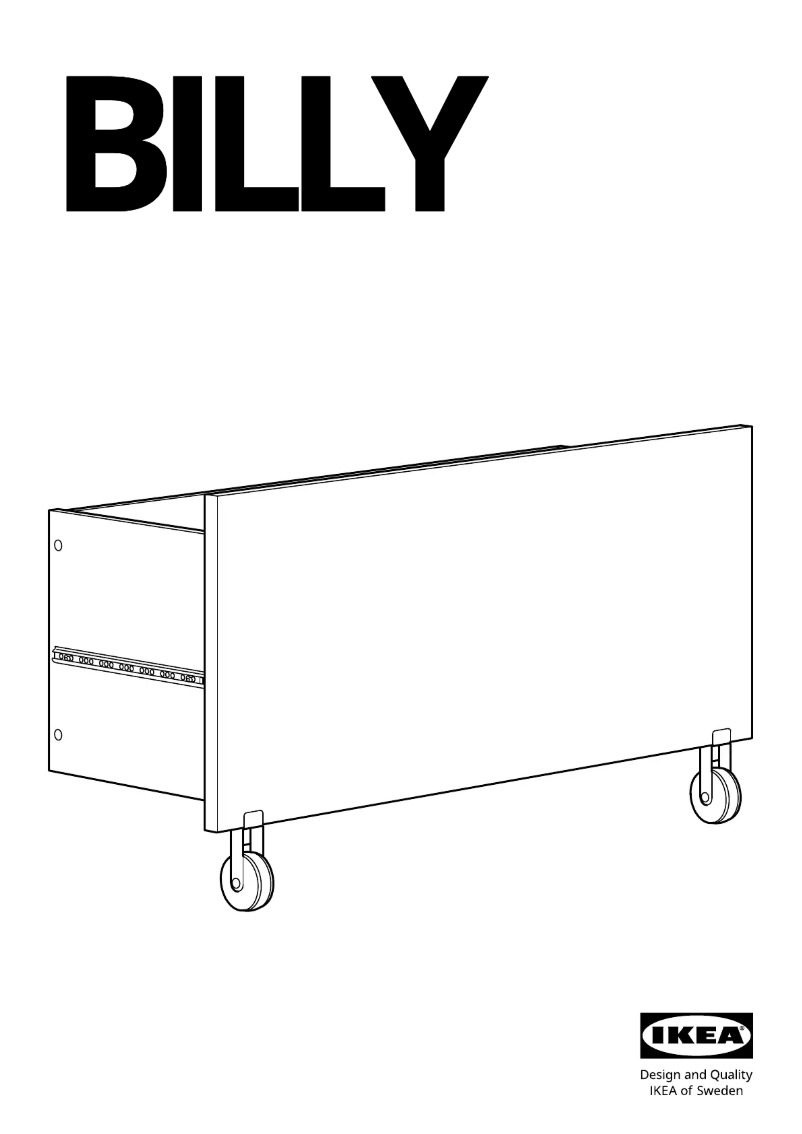 Página 1 del manual Manual de usuario Ikea BILLY 005.216.94