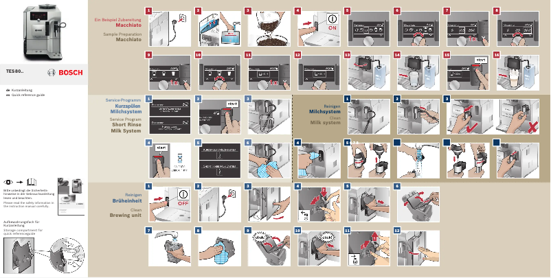 Página nº 1 - Manual de usuario Bosch TES80521RW