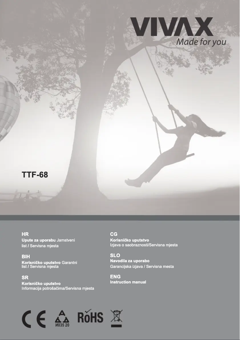 Página nº 1 - Manual de usuario Vivax TTF-68