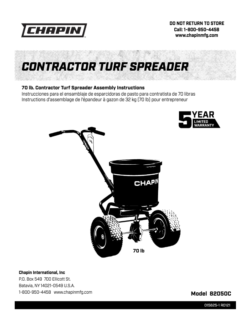 Imagen de la primera página del manual del dispositivo 82050C