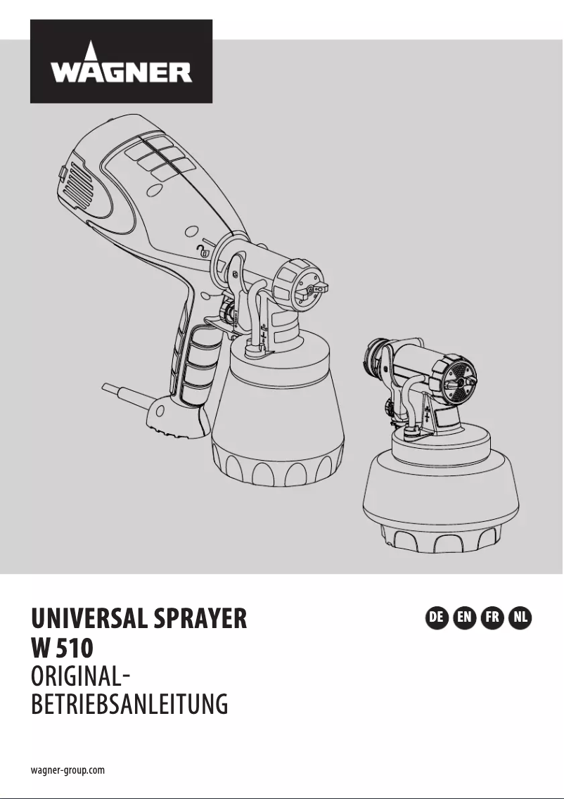 Página nº 1 - Manual de usuario Wagner Universal Sprayer W 510