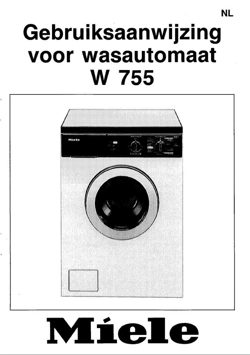 Imagen de la primera página del manual del dispositivo W755