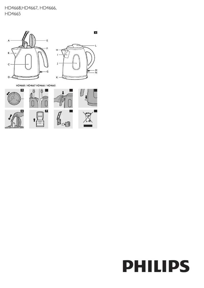 Imagen de la primera página del manual del dispositivo HD4668
