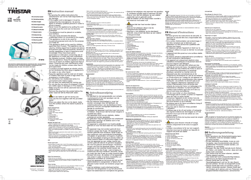 Página nº 1 - Manual de usuario TriStar ST-8918