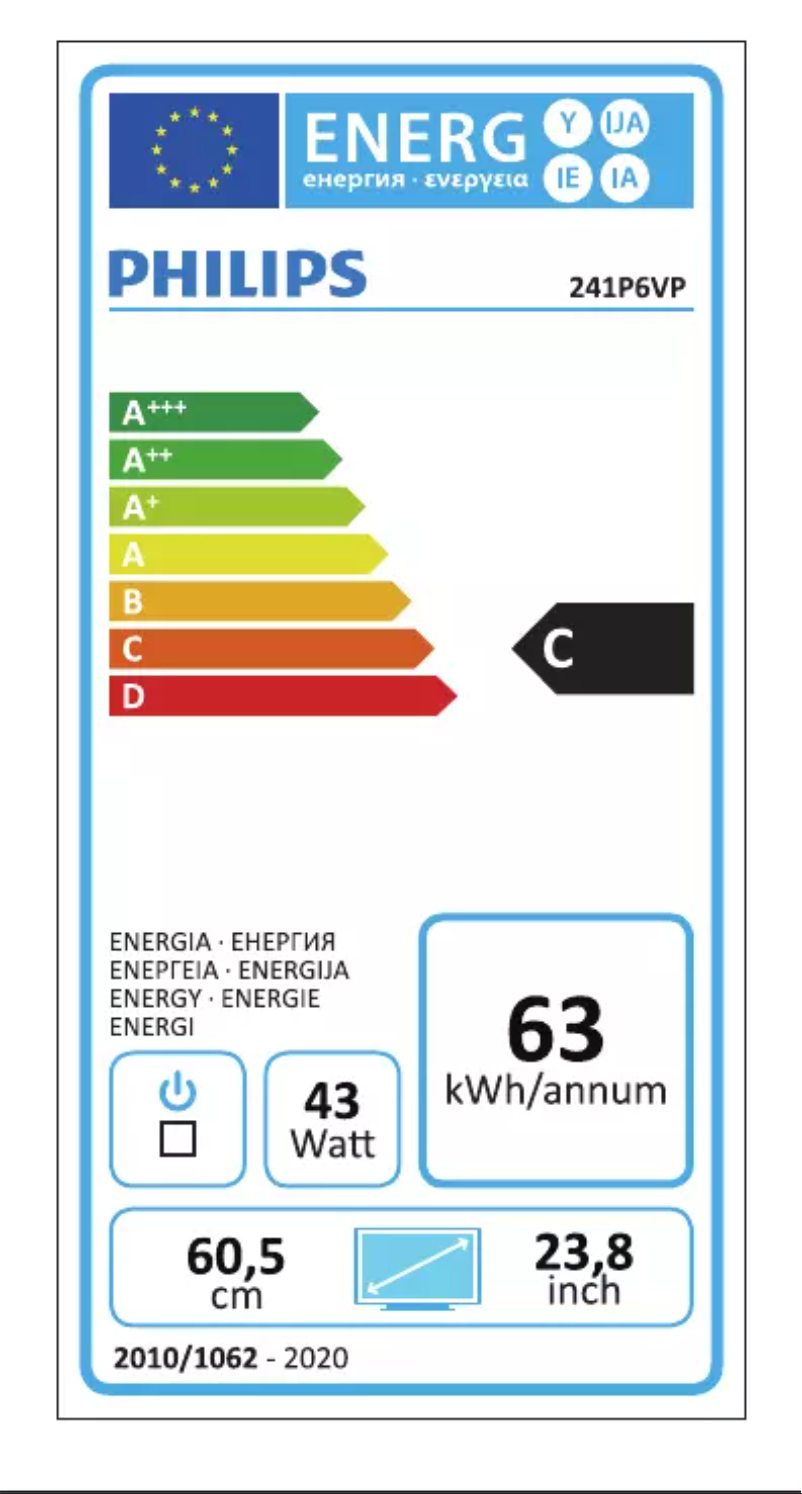 Imagen de la primera página del manual del dispositivo Brilliance 241P6VPJKEB