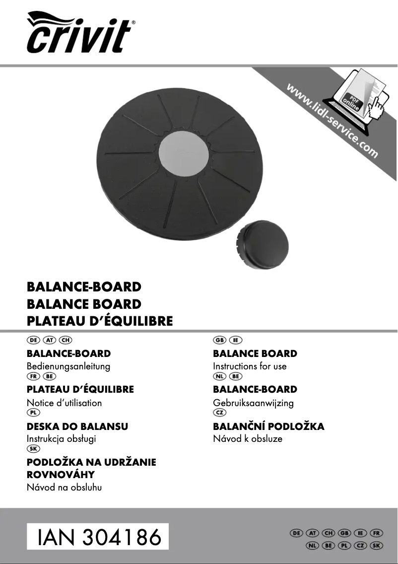 Página nº 1 - Manual de usuario Crivit IAN 304186