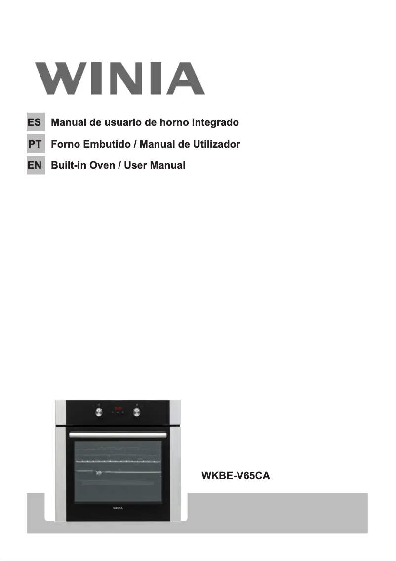 Imagen de la primera página del manual del dispositivo WKBE-V65CA
