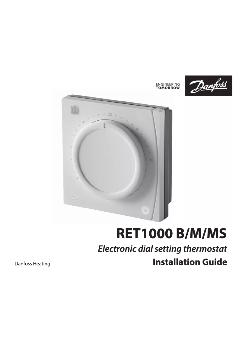 Página 1 del manual Manual de usuario Danfoss RET1000 MS