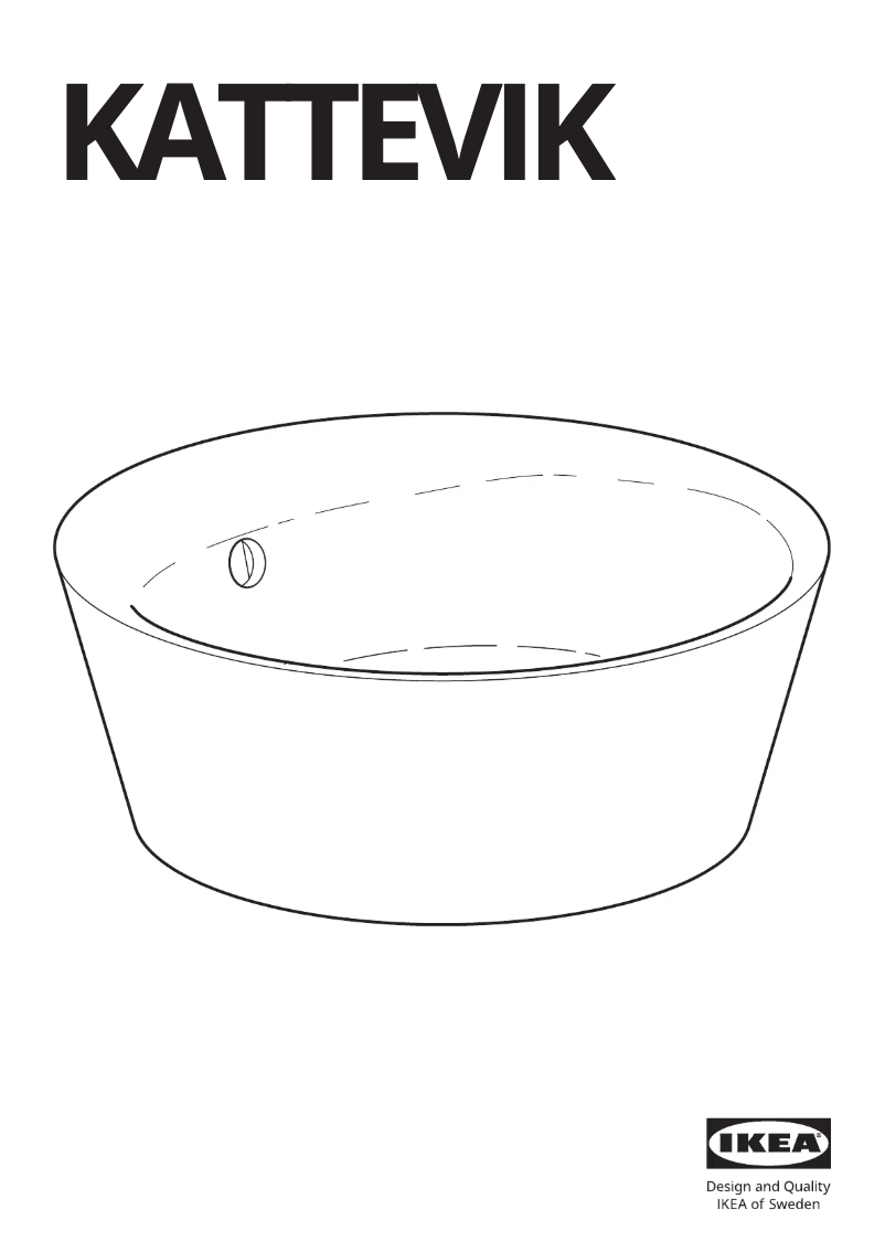 Página 1 del manual Manual de usuario Ikea KATTEVIK 103.589.42