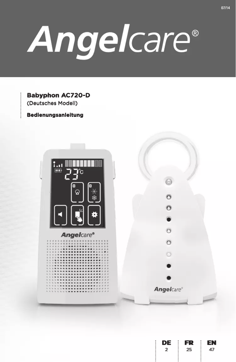 Imagen de la primera página del manual del dispositivo AC720