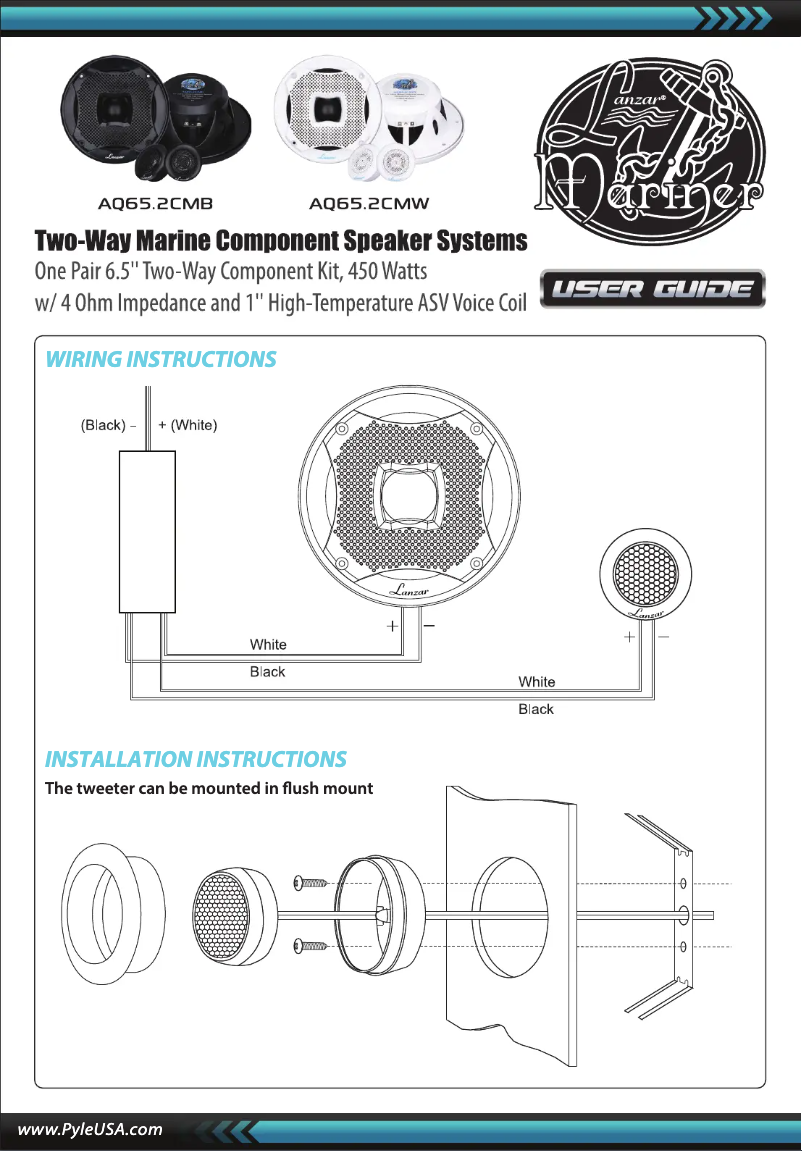Imagen de la primera página del manual del dispositivo AQ65.2CMW