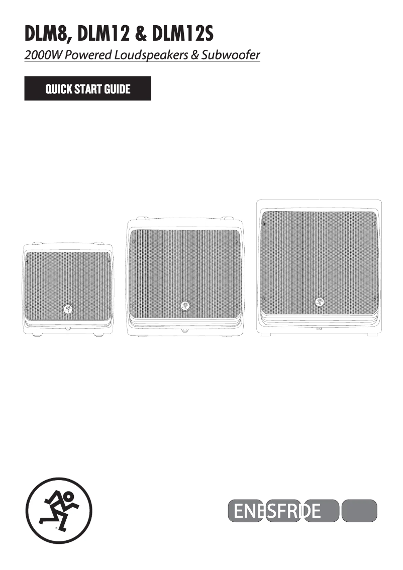 Página 1 del manual Guía de inicio rápido Mackie DLM12