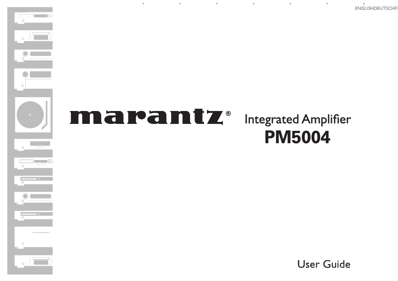 Página 1 del manual Manual de usuario Marantz PM5004/ZIL