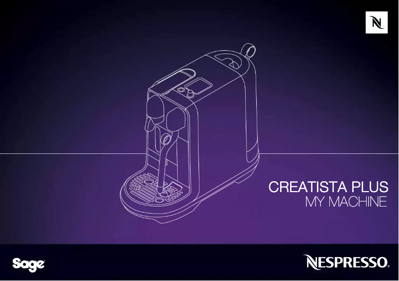 Página 1 del manual Manual de usuario Sage Nespresso Creatista Plus