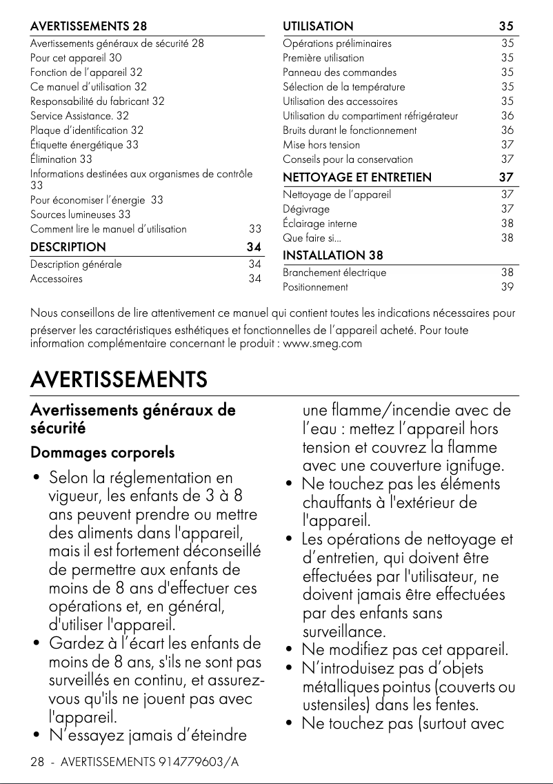 Imagen de la primera página del manual del dispositivo FAB10HRCR6