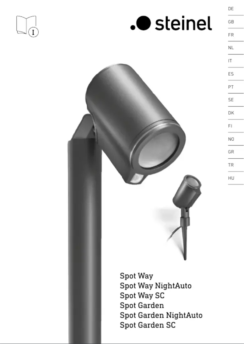 Imagen de la primera página del manual del dispositivo Spot Way SC