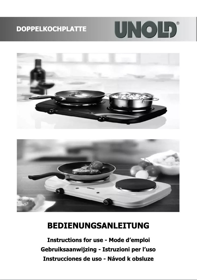 Página nº 1 - Manual de usuario Unold 58415