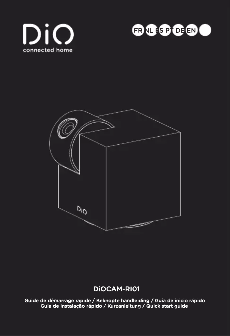 Imagen de la primera página del manual del dispositivo DIOCAM-RI01
