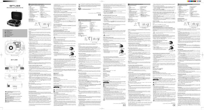 Imagen de la primera página del manual del dispositivo MT-201 BTR