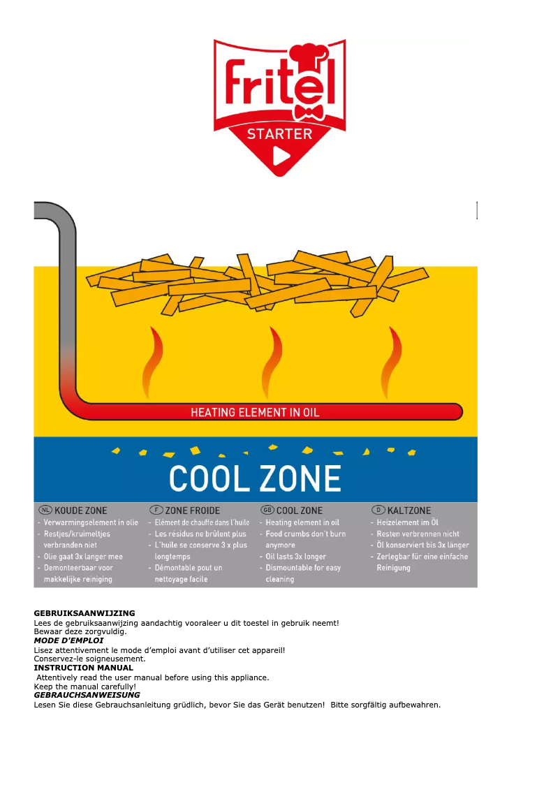 Página 1 del manual Manual de usuario Fritel FR 1850 DUO