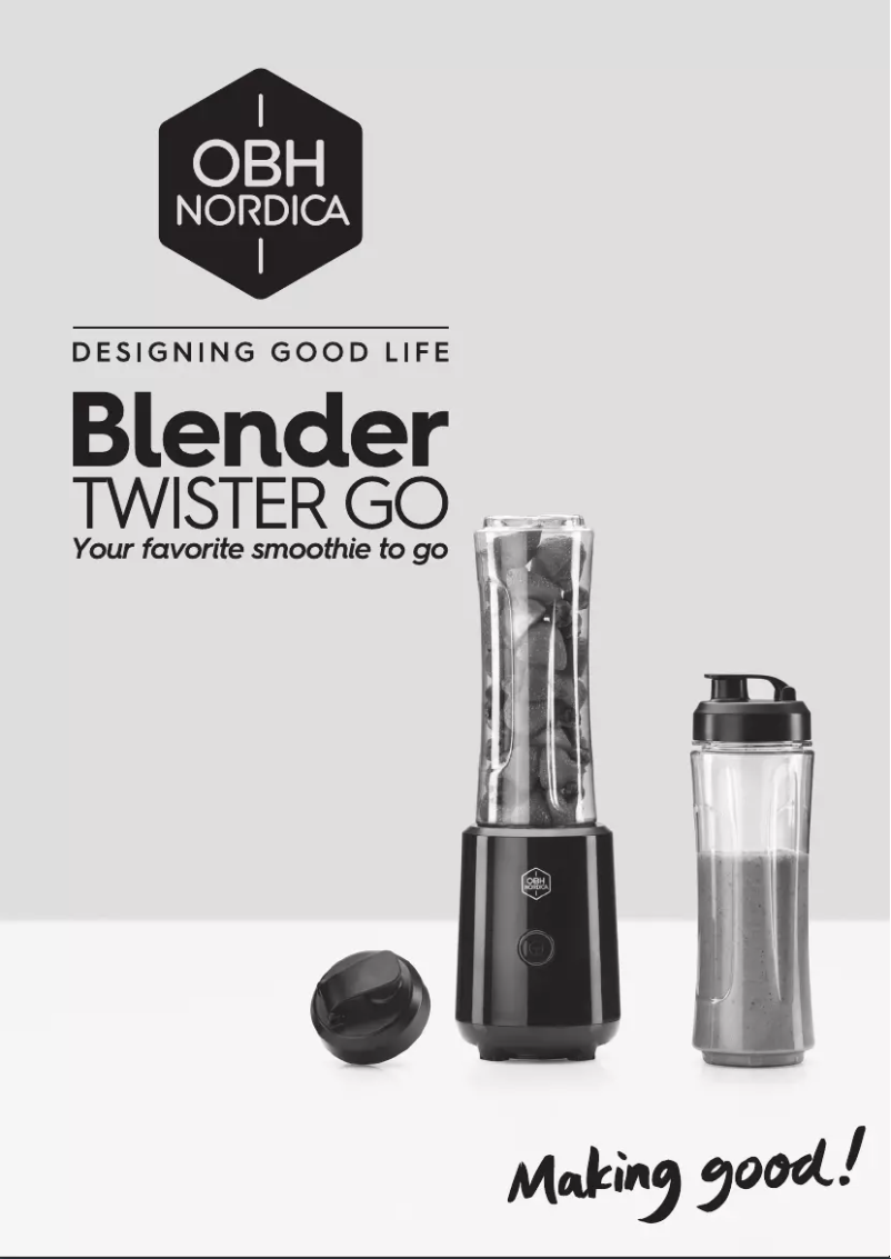 Imagen de la primera página del manual del dispositivo Twister Go 7740