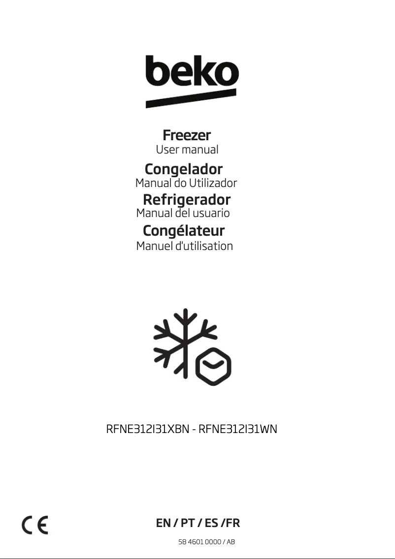 Imagen de la primera página del manual del dispositivo RFNE312I31XBN