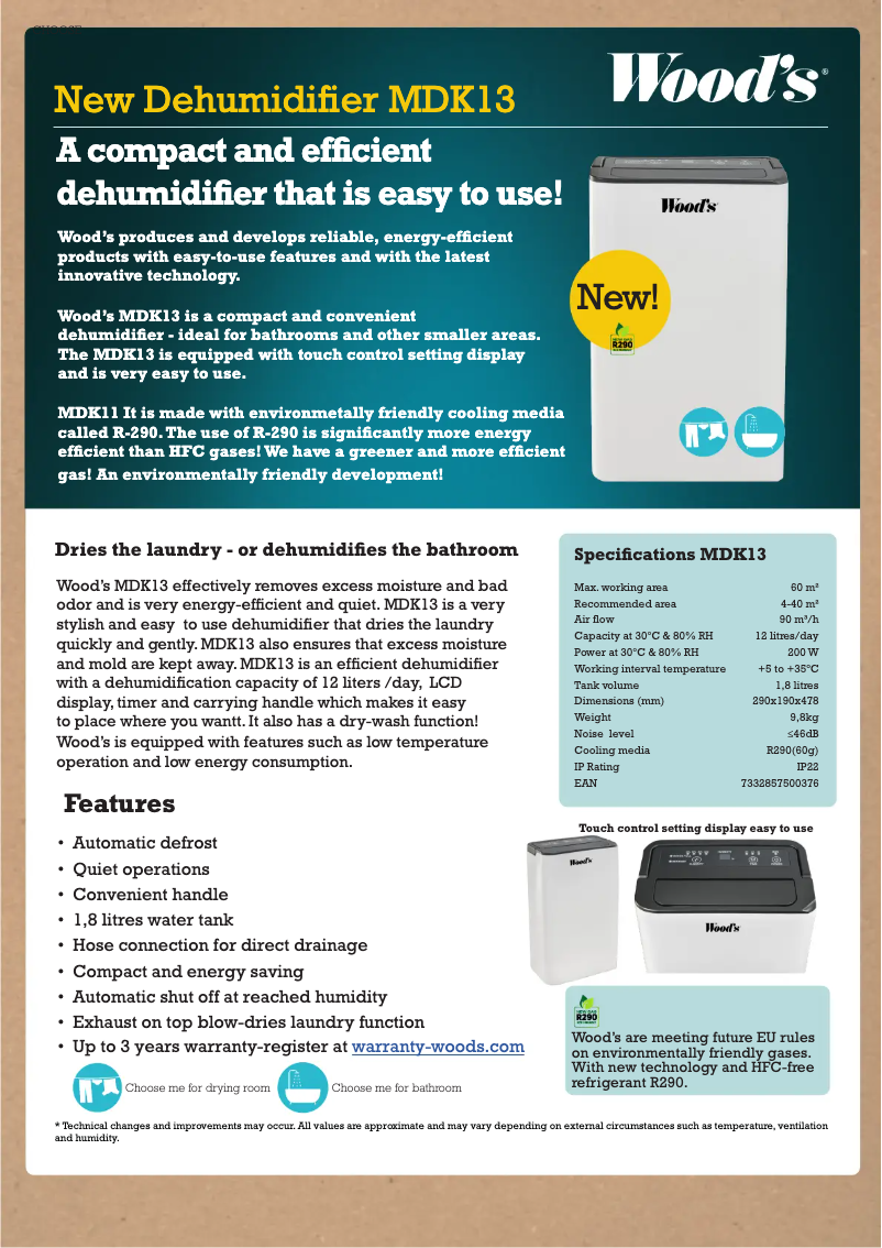 Imagen de la primera página del manual del dispositivo MDK13