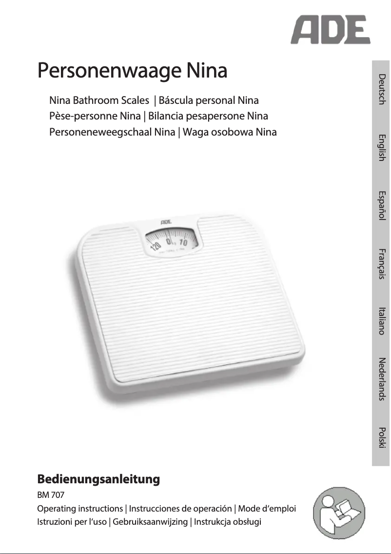 Imagen de la primera página del manual del dispositivo Nina BM 707