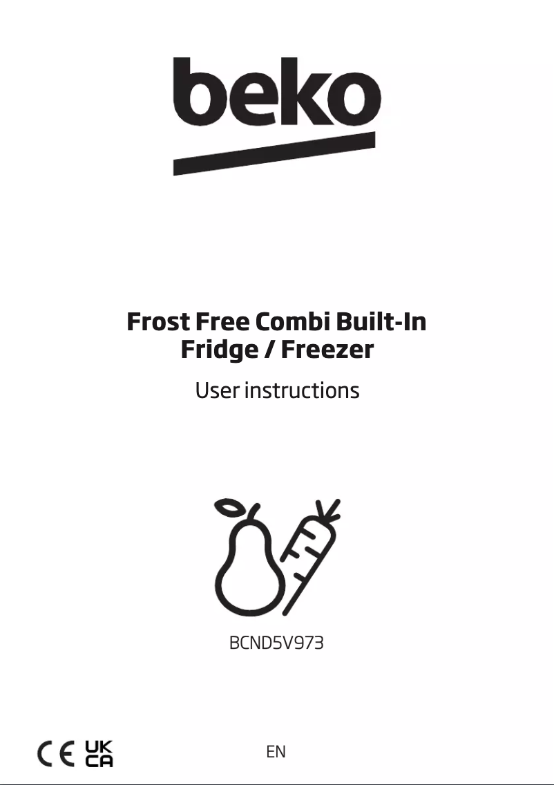 Página 1 del manual Manual de usuario Beko BCND5V973