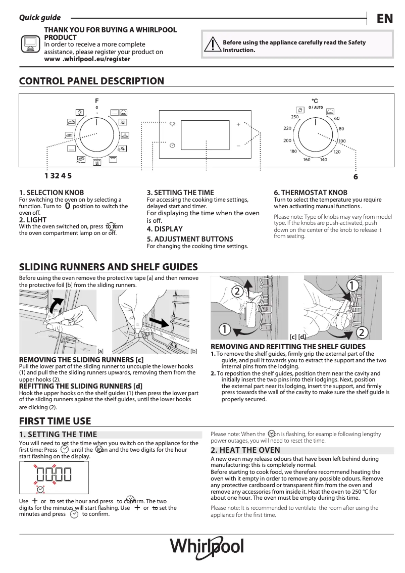 Página 1 del manual Manual de usuario Whirlpool OMK58HR0X