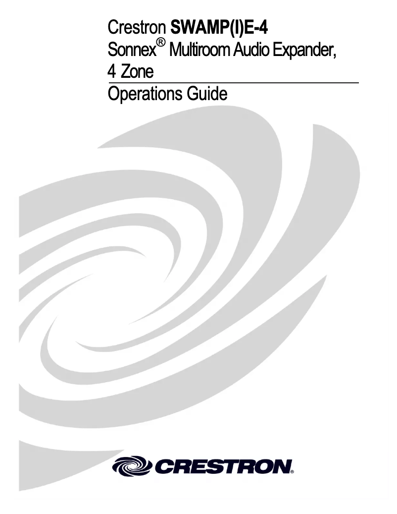 Imagen de la primera página del manual del dispositivo SWAMPIE-4