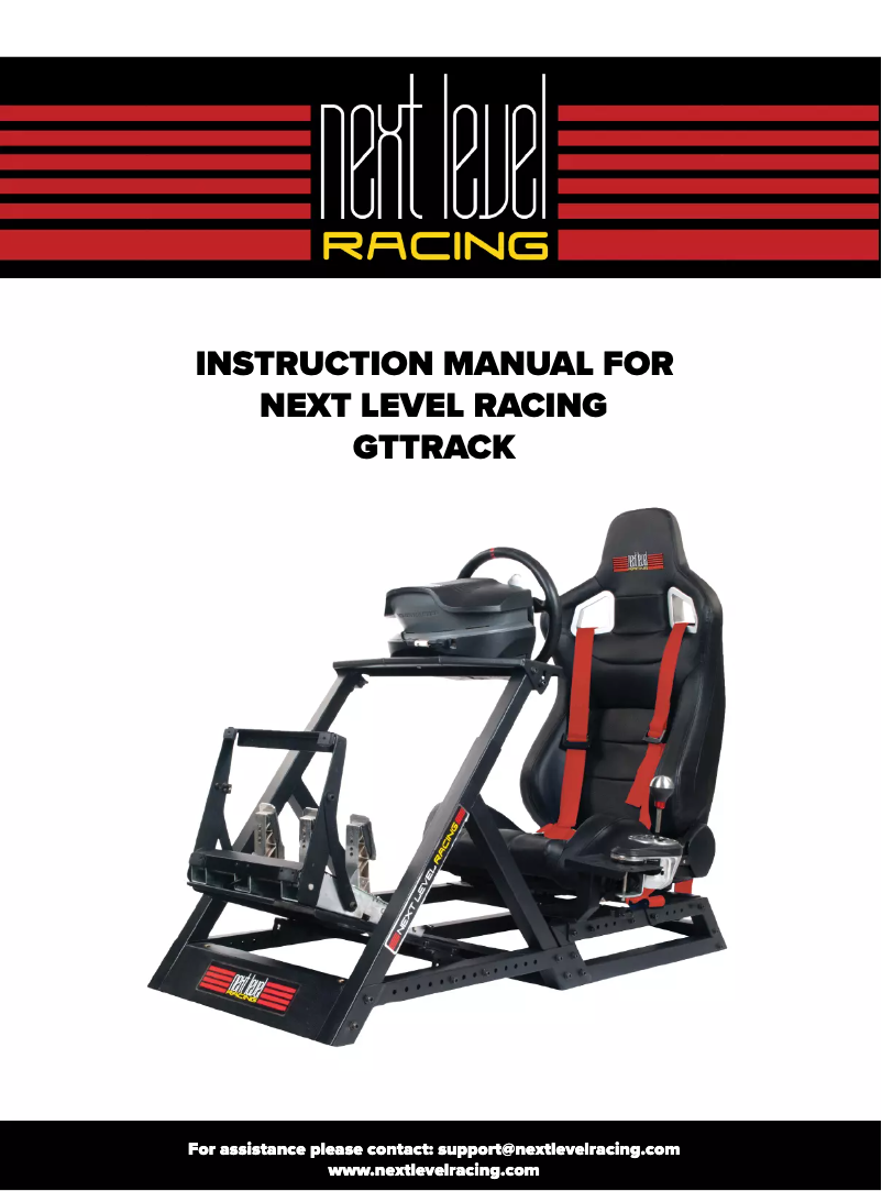 Imagen de la primera página del manual del dispositivo GT Track Cockpit