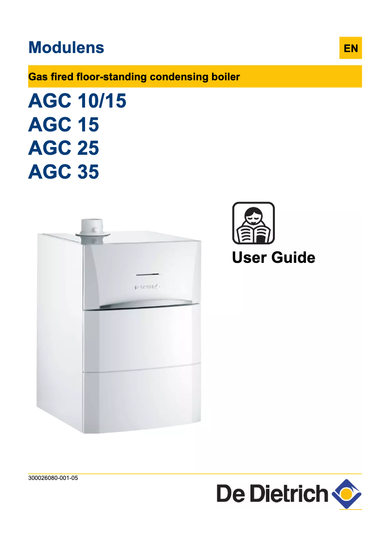 Imagen de la primera página del manual del dispositivo AGC 15