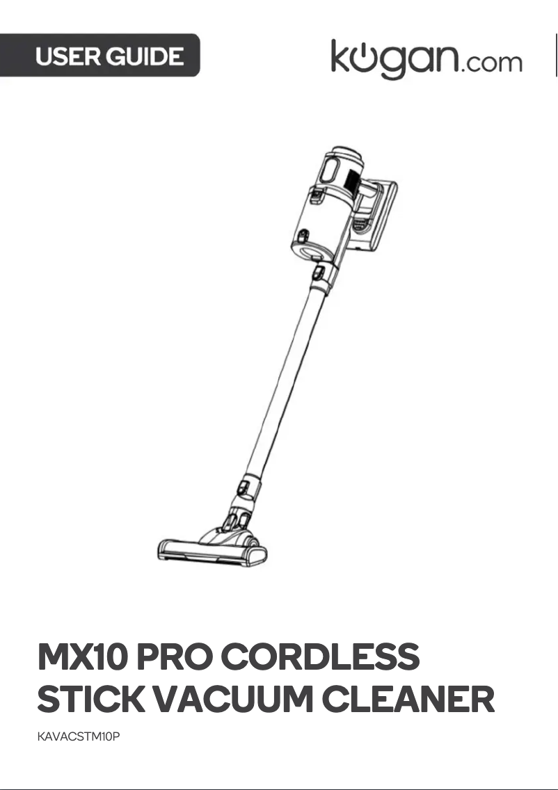 Página 1 del manual Manual de usuario Kogan MX10 Pro Cordless