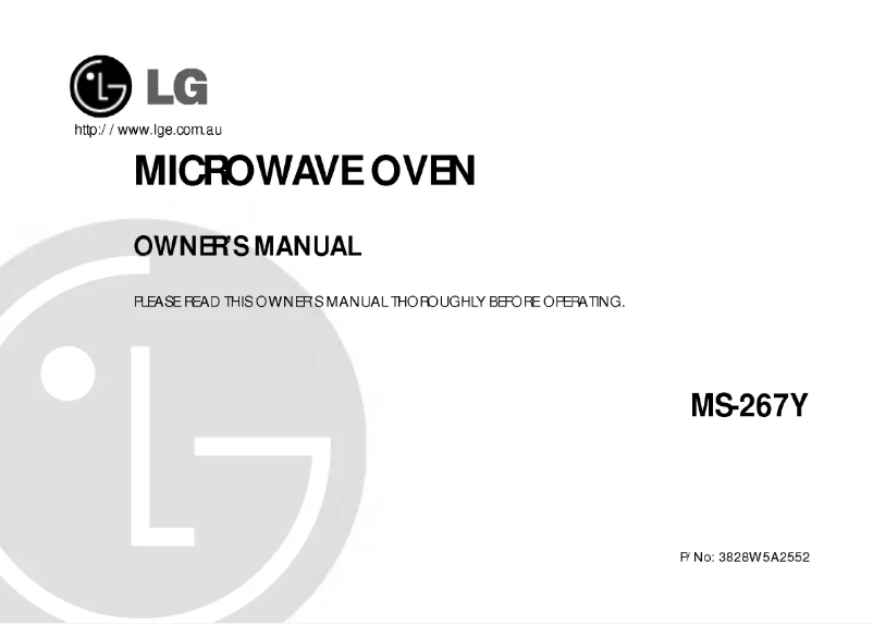 Página 1 del manual Manual de usuario LG MS-267Y