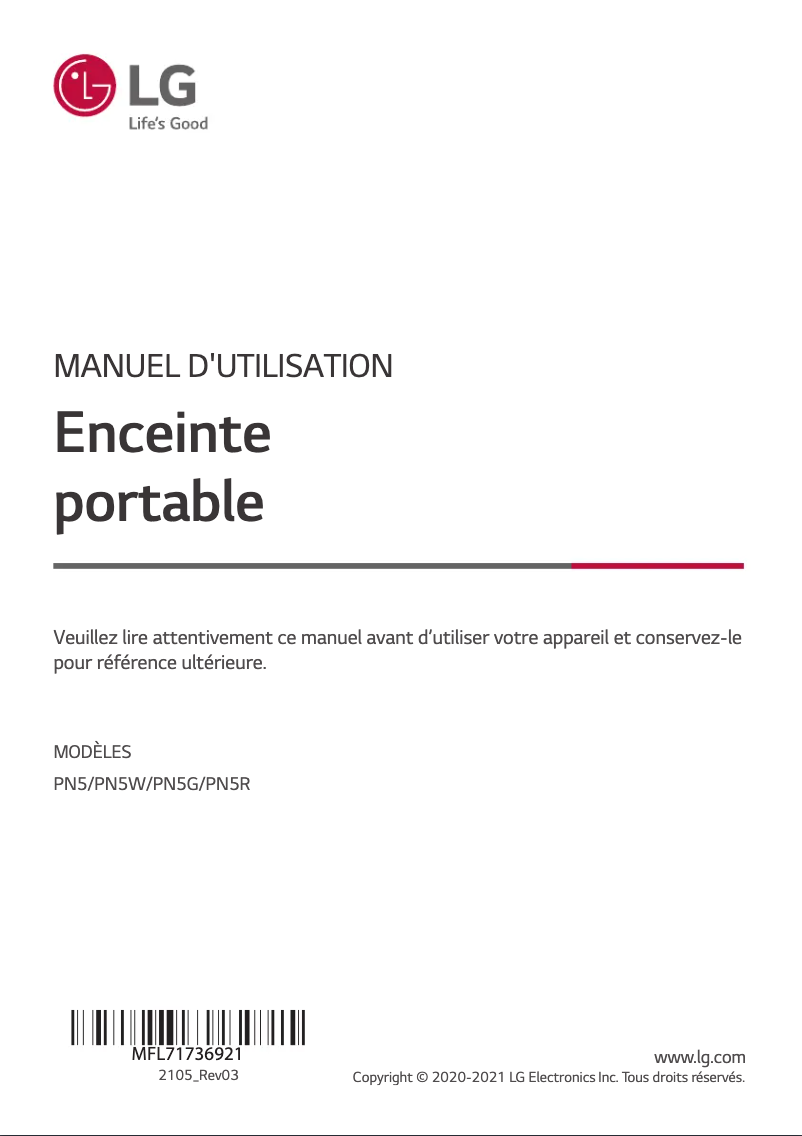 Imagen de la primera página del manual del dispositivo PN5