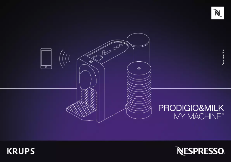 Imagen de la primera página del manual del dispositivo Nespresso Prodigio&Milk XN411T