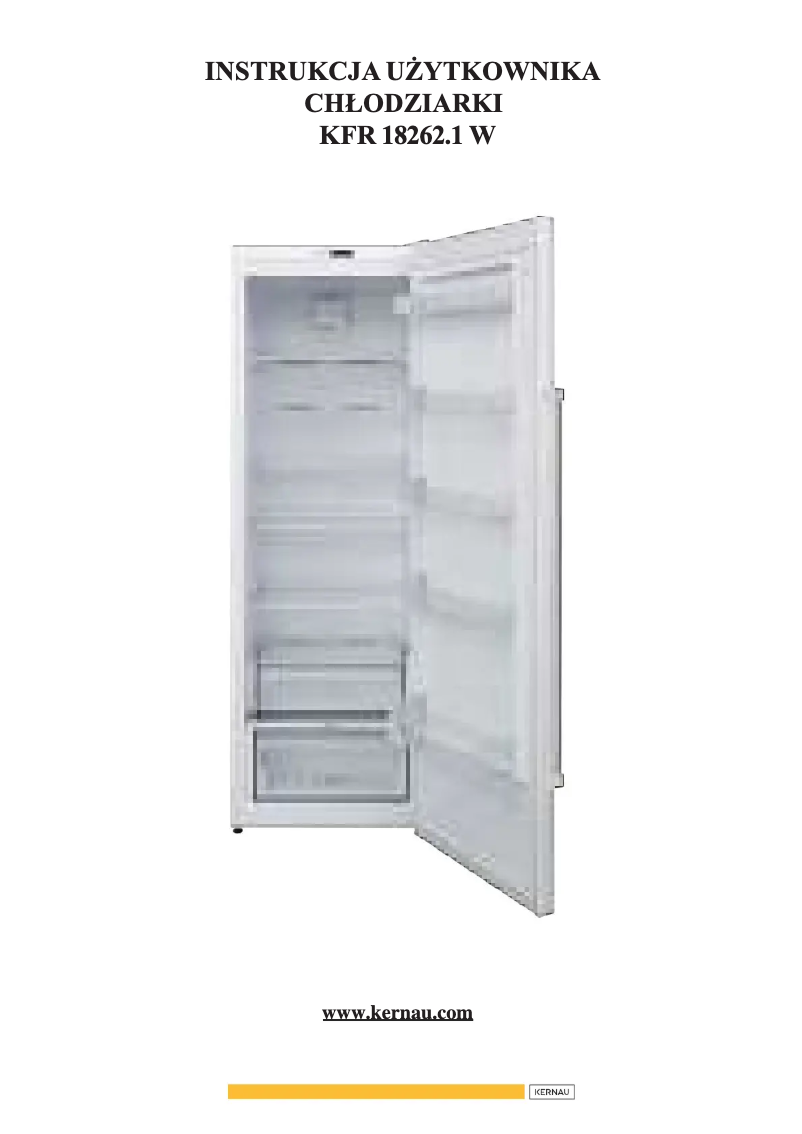 Imagen de la primera página del manual del dispositivo KFR 18262.1 W