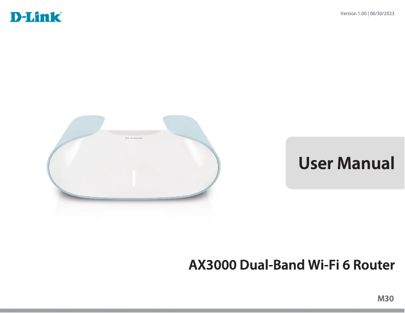 Página 1 del manual Manual de usuario D-Link Aquila Pro AI M30