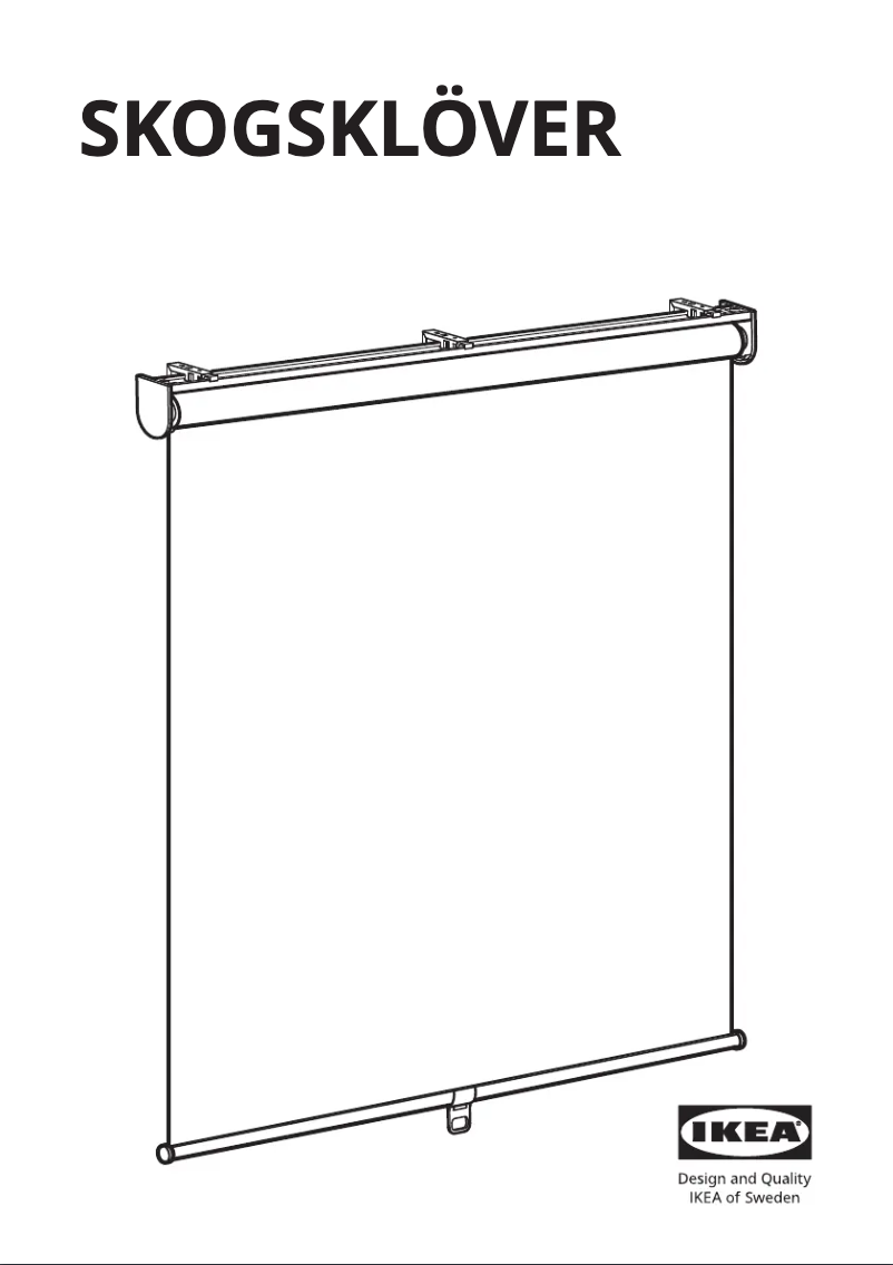 Página 1 del manual Manual de usuario Ikea SKOGSKLÖVER 004.510.16